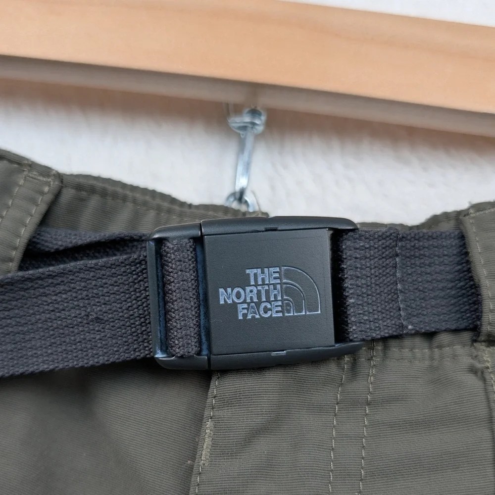 The North Face Convertible Pants Mens 38x30 Large Olive Green Gorpcore Hiking